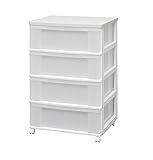 アイリス ウッドトップチェスト/W654P ホワイト/ホワイト