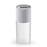 加湿器 卓上 最新ダブルノズル USB充電式 加湿器 超音波式 超静音 小型 10時間連続加湿 LEDライト 車用加湿器 空焚き防止 部屋