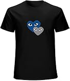 [SUZHOUMN] おもしろい コムデギャルソン tシャツ メンズレディース Tシャツ 夏服 スポーツ トップス 半袖 無地 通気性 ファッション ゆったり 大きいサイズ
