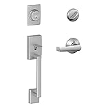 世紀Single円柱Handleset and Elanレバー、サテンクローム( f60 Cen 626 ELA )