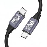 USB-C ケーブル 2M 240W PD急速充電 20Gbps高速データ転送 USB3.2 Gen2規格 4K映像出力 MacBook、IdeaPad、Surface、Galaxy、Pixel、AQUOS等Type-c機種対応