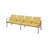 コクヨ(KOKUYO) 待合室用ベンチ 460シリーズ W2335×D660×H810mm CN-464A イエローオーカー