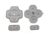 KSSA 互換品 3DS / 3DS LL/NEW 3DS / NEW 3DS LL ABXYボタン Dパッド 方向ボタン ボタン ゴム ラバー パッド セット 基盤 修理 交換 部品 (NEW 3DS)