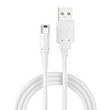 3DS 充電器 1.2m 3DS 充電ケーブル ホワイト New3DS/3DSLL/2DSなど充電可能 USB電源コード 耐久性