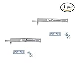 BTMB 8インチLタイプドアフラッシュボルトwith Strike and Screws (1ペア)