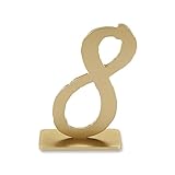 Kate Aspen 'Good As Gold' Classic Table Numbers, 7 to 12 [並行輸入品]