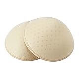 2 ペア ブラジャー パッド 薄い ブラパット 丸 通気性 ブラインサートカップ コットン ブラリムーバブル ランジェリーパッド スポーツブラ 水着