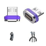 16ピン マグネット式 USB-C アダプタ マグネットケーブル 専用端子 Type-C Lightning Micro-B 2個入り タイプc ライトニング マイクロ USB マグネット アダプター 16pin 磁石 防塵 着脱式 (Micro端子2個入り)