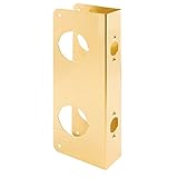 Prime-Line Products U 9479 Door Guard, 5-1/2-Inch Hole Centers, 2-3/4-Inch by 1-3/4-Inch, Brass [並行輸