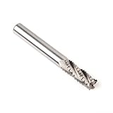Lovoski 工業用品 4枚刃　鋼製 超硬エンドミル 加工用カッター アクセサリー 8mm x 8mm