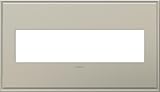 Legrand ( awc4gan4 ) Adorneアンティークニッケル4-gang壁プレート
