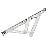 uxcell ウィンドウ摩擦ヒンジ 310 mm 304ステンレス スチール ケースメント トップ サイド 4バー
