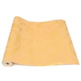 壁紙，SODIAL(R) 豪華10メートルの壁紙ロールダマスクビクトリア朝の質感エンボスベッドルームテレビインテリアゴールド