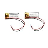 2個 350926 リチウムポリマー電池 3.7v アフターショックスヘッドセット、ドローンなどデジタル製品用