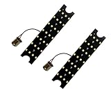 OTORAM互換/交換可能な シーケンシャルLEDウインカー 12V/24V両対応 切替スイッチ付き アンバー 左右セット 簡単取り付け S25 [並行輸入品]