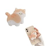 スマホリング かわいい アクリル 猫 neko ねこ ケース スマホケース スマホ小物 猫 neko ねこ スマホ グリップトック グリップトーク & スマホグリップ ホールドリング 落下防止 かわいい (A)