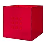 IKEA(イケア) LEKMAN レッド 20168201 ボックス、レッド