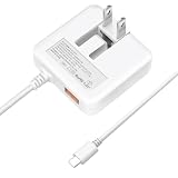 USB充電器 Type-C 急速充電 スマホ 充電器【NEWモデル/PD20w&QC3.0/1.6cm超薄型/1USBポート&1.5mType-Cケーブル/折り畳み式プラグ/合計3.4A】ケーブル一体型 ACアダプター コンセント 軽量 アンドロイド PSE認証済 iPhone15/Androidなど対応