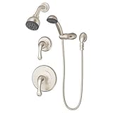 Symmons 6605-TRM-STN Unity 1-Spray Handshower & Showerhead Combo Kit Trim, Satin Nickel [並行輸入品]