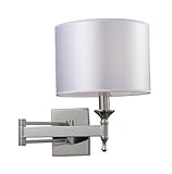 Elk 10160/1 Pembroke 1-Light Sconce Swing Arm In Polished Nickel [並行輸入品]