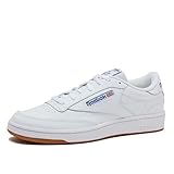 Reebok メンズ クラブ C スニーカー, ホワイト/ロイヤルガム, 9