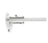 Waymall　ノギス 大文字 普及ノギス シルバー 150mm　200ｍｍ　300ｍｍ　収納ケース付 (0～300mm)
