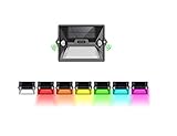 Suneng Power センサーライト ソーラー LED ライト ダブル人感 7色転換 防水 防犯対策 自動点灯 3つ照明モード 外灯 玄関先 庭 芝生 車道 歩道ライトアップに