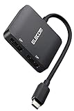 エレコム USB-C DisplayPort 変換 8K/30Hz 4K/60Hz (USB C to DisplayPort 2ポート) 0.12m ブラック 【iPhone 16/16 Pro/16 Pro Max/16 Plus 対応検証済】 AD-CDP2BK