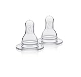 Medela Medium Flow Silicone Teats (2-Pack)