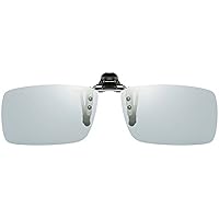 Glazata 偏光スポーツサングラス　変色調光偏光グラス　前掛けクリップ式サングラス　跳ね上げ式 　昼夜兼用・超軽量メタル 　UV400 紫外線カット　ドライブ/野球/自転車/夜釣り／ランニング／ゴルフ／運転 男女兼用　