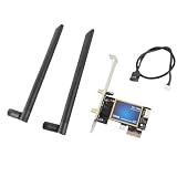 デュアルバンド WiFi ネットワーク カード アダプター 1200Mbps PCI Express 1X BT4.0 WiFi アダプター (PC 用)