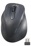 エレコム マウス ワイヤレスマウス 静音 EX-G 2023年モデル 左手用 Sサイズ 5ボタン 「AskDoctors評価サービス」認証 抗菌 ブラック M-XGS31DBSKBK