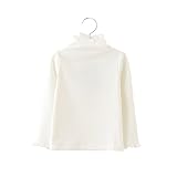 ［シューズラック］女の子　タートルネック　Tシャツ　ニット　トップス　1-4歳　ベビー服　長袖　春秋着　綿100％　着回し　子供服　チュニック　ラブリー　ガールズ　スプリング　プレゼント　キッズ衣装　