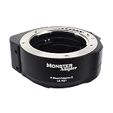 MonsterAdapter LA-KE1 電子マウントアダプター (ペンタックスKマウントレンズ → ソニーEマウント変換)