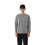 [チャンピオン] ロングTシャツ 長袖 丸首 綿100% ロングスリーブポケットTシャツ ベーシック C3-W401Z メンズ オックスフォードグレー