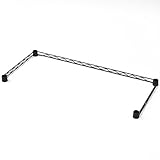 山善(YAMAZEN) メタルシェルフパーツ ブラック 86.5×38×3.5cm