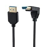 KKM-ラブショー0.15m 0.3m 0.5m~1.8m短いHDMI ケーブル，8k HDMI 延長ケーブル, 8K 60Hz 4K 120Hz HDMI 2.1オス-メス 90度L字型左右向きHDMI 延長ケーブル 高速HDMI変換48Gbps 8K 60Hz HDMI 2.1ケーブル (ウルトラHD0.3m 上L/直L オス-オス)