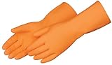 Liberty 2876SP Latex Heavyweight Liquid Proof Unsupported Glove with Flock Lined, Chemical Resistant