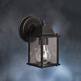 Kichler 9794BK, Barrie, Outdoor Wall Lantern, 100 Watts, Black [並行輸入品]