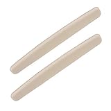 B Baosity 2本 プラスチック製 ブリッジサドル フォーク/アコースティックギター用 パーツ