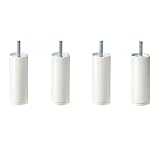 IKEA寝室ベッドRisers | Best Naturalメタルスチールベッド脚Risers |簡単インストール – 4のセット[ショートホワイト]
