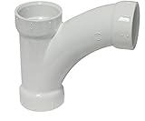 Canplas 194301 PVC DWV Long Turn T-Y, 1-1/2-Inch, White [並行輸入品]