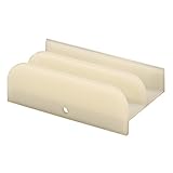 Prime-Line Products M 6219 Sliding Shower Door Bottom Guide, 1/2 in. x 3 in., Plastic Construction, 