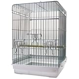 ホーエイ 鳥かご 465オウム ホワイト