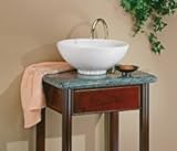 Cheviot 1200-wh Water Lilyホワイト容器シンク16 7 / 8 " x 7 / 16