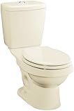 Sterling 402025-47 Karsten 12-Inch Rough-in Round Front Toilet, Almond [並行輸入品]