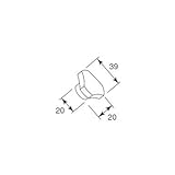 YKKAP メンテナンス部品 ノブナット (HHK1-7751) [YK]ブラック