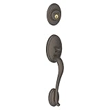 Schlage F58 WKF 613 Wakefield Exterior Handleset with Deadbolt, Oil Rubbed Bronze (Exterior Half Onl