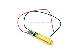 Q-BAIHE 405MD-100新しいAPCの1mWの405nmのバイオレット/パープルレーザードットモジュール3.7V-4.2Vクラス2