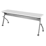 平行スタックテーブル／幕板無　W1800×D600×H700　GD-510NWネオホワイト